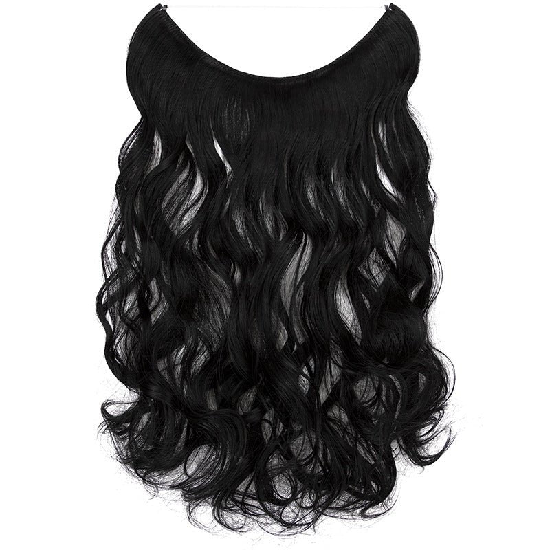 Women's One - piece Seamless Hair Extension Halo - Getmgirlzworld Shop