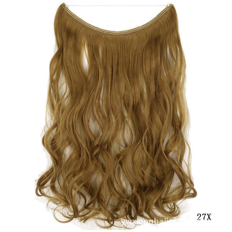 Women's One - piece Seamless Hair Extension Halo - Getmgirlzworld Shop