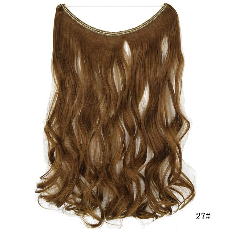 Women's One - piece Seamless Hair Extension Halo - Getmgirlzworld Shop