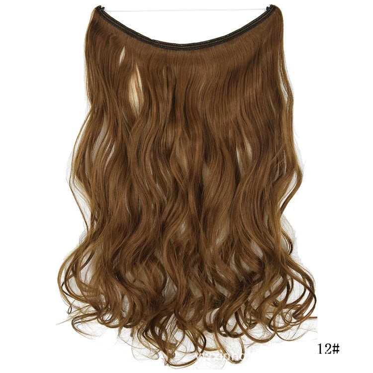 Women's One - piece Seamless Hair Extension Halo - Getmgirlzworld Shop