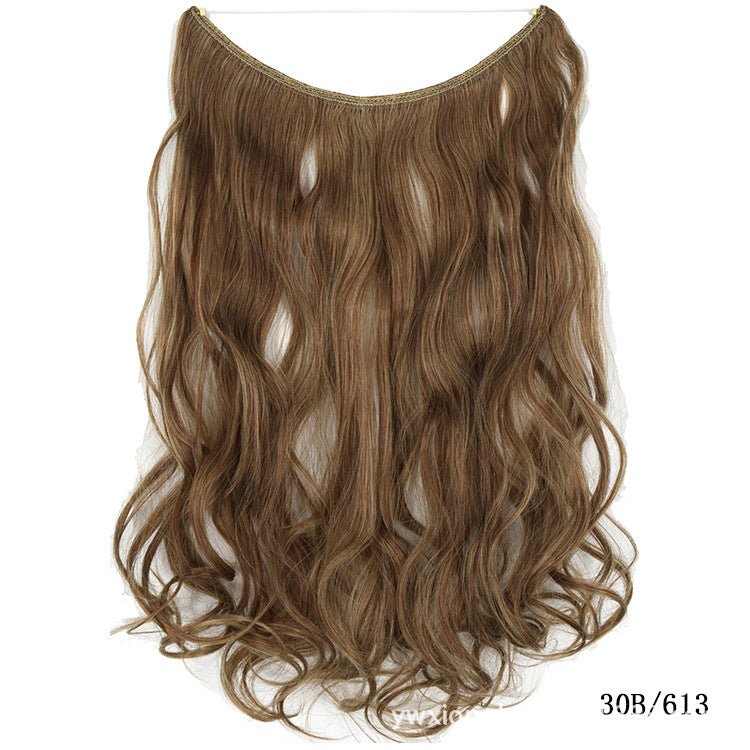 Women's One - piece Seamless Hair Extension Halo - Getmgirlzworld Shop