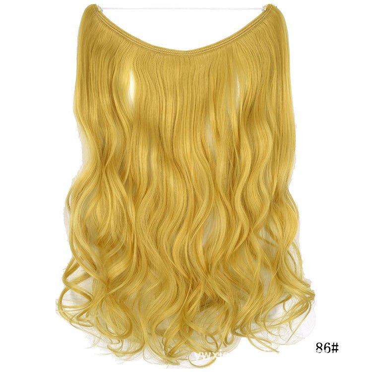 Women's One - piece Seamless Hair Extension Halo - Getmgirlzworld Shop