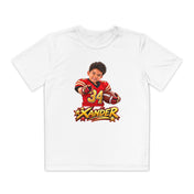 Youth Football Tee — Personalized 'Xander' Player Jersey Design