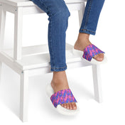 Youth Purple Xano #34 Football Print Removable-Strap Sandals