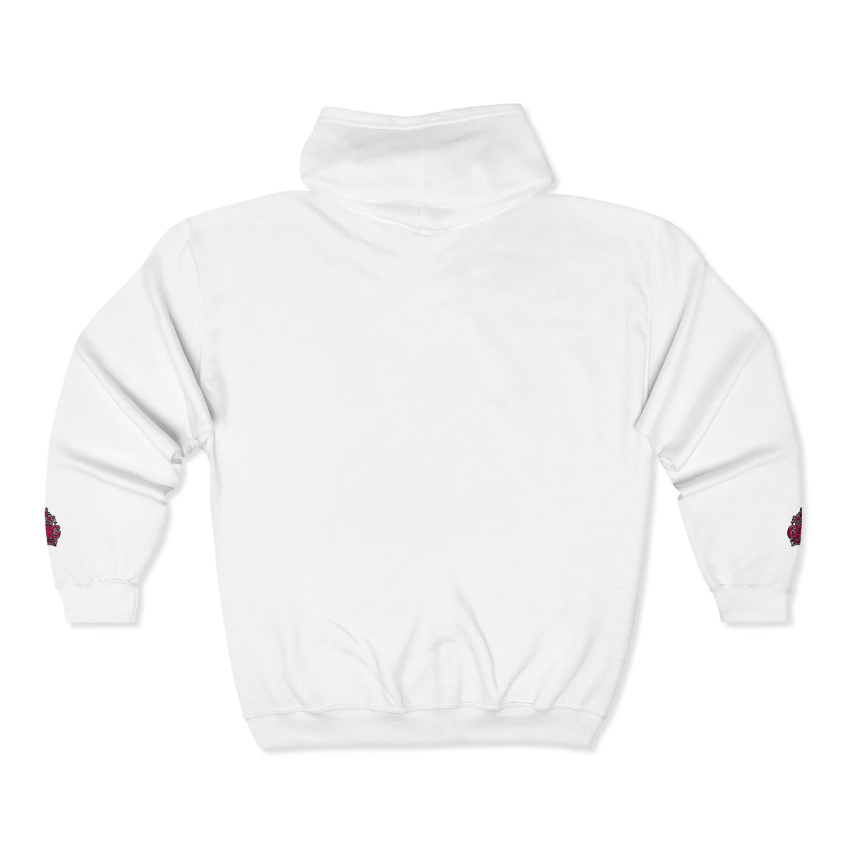 Zip Hoodie with Pink GMG Mandala Chest Design - Getmgirlzworld Shop