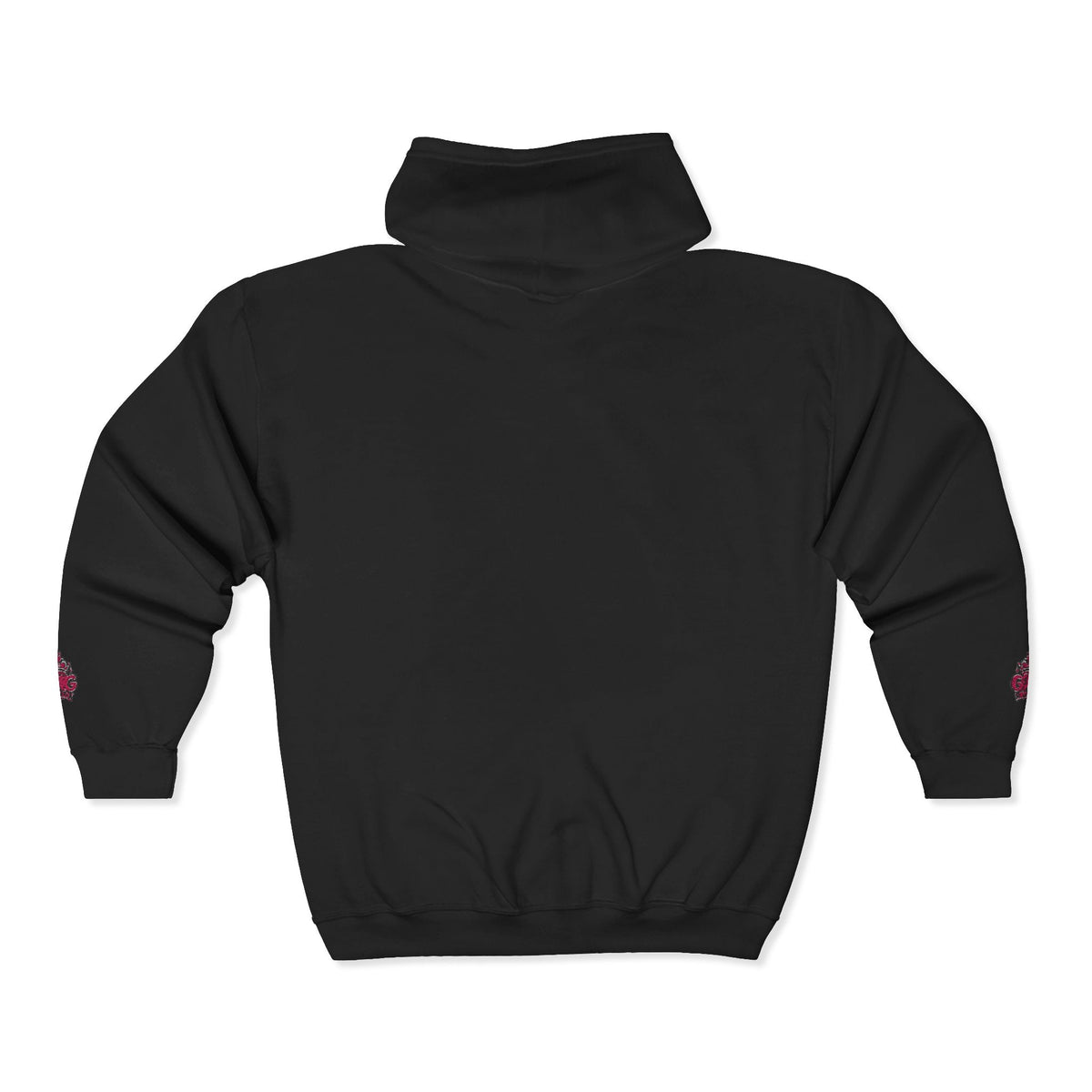 Zip Hoodie with Pink GMG Mandala Chest Design - Getmgirlzworld Shop