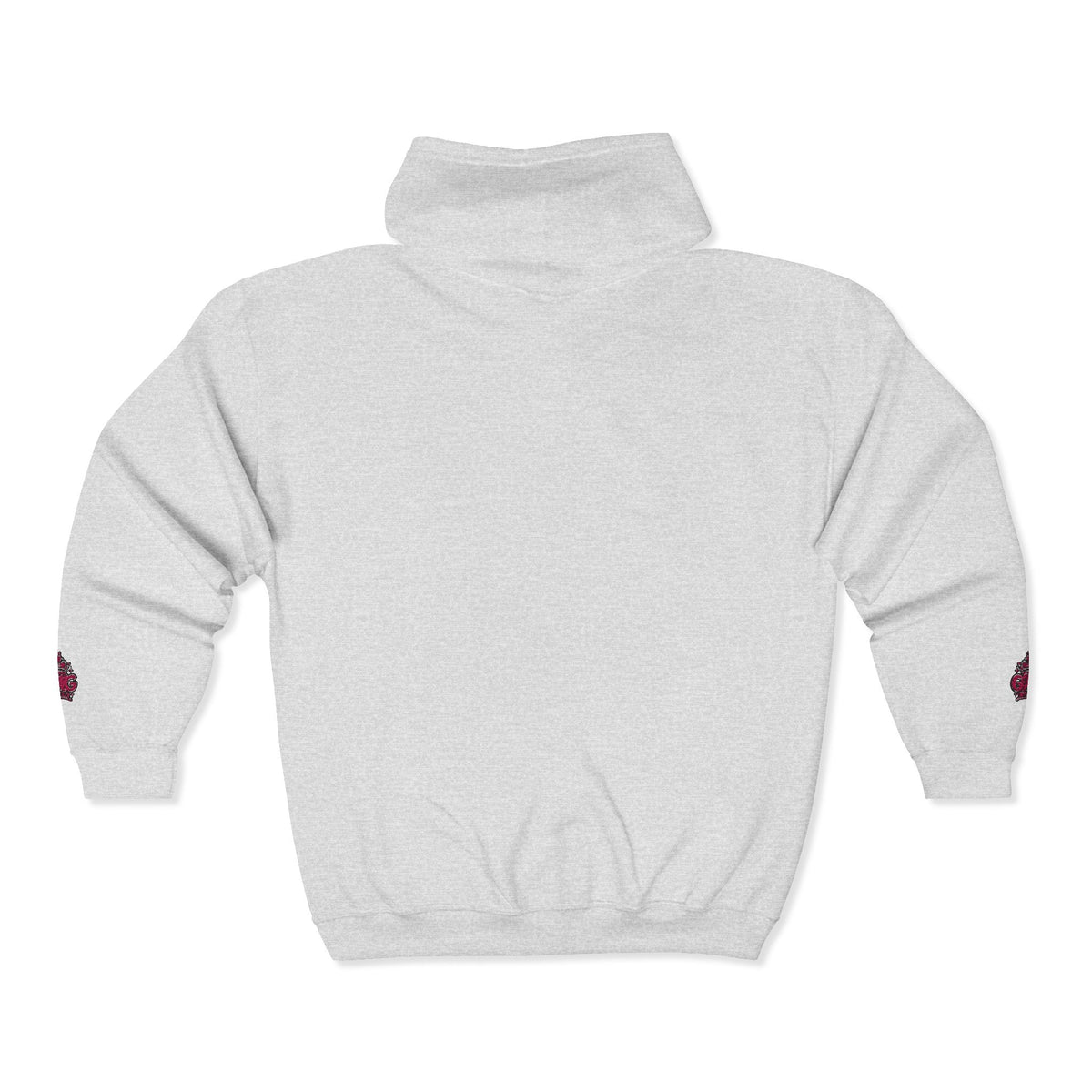 Zip Hoodie with Pink GMG Mandala Chest Design - Getmgirlzworld Shop