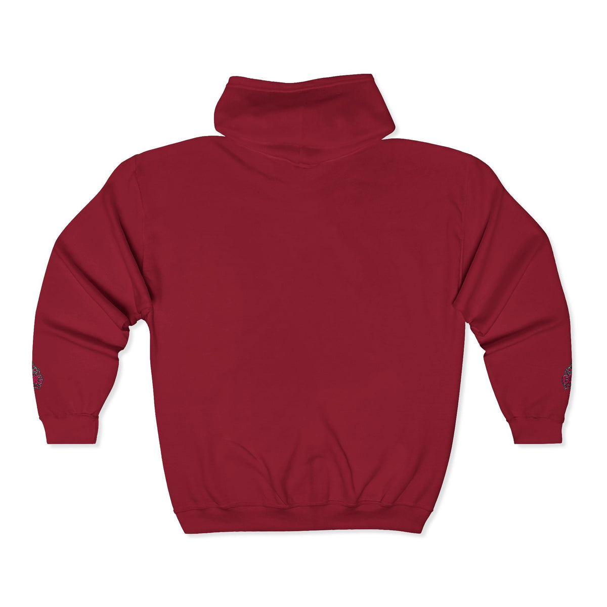 Zip Hoodie with Pink GMG Mandala Chest Design - Getmgirlzworld Shop