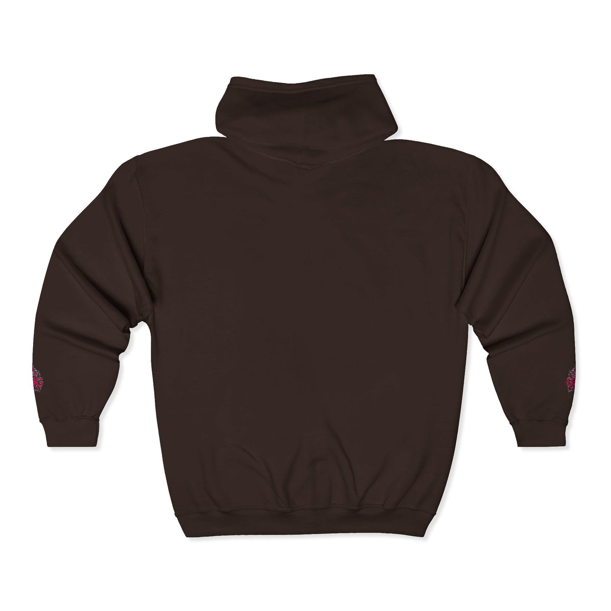Zip Hoodie with Pink GMG Mandala Chest Design - Getmgirlzworld Shop