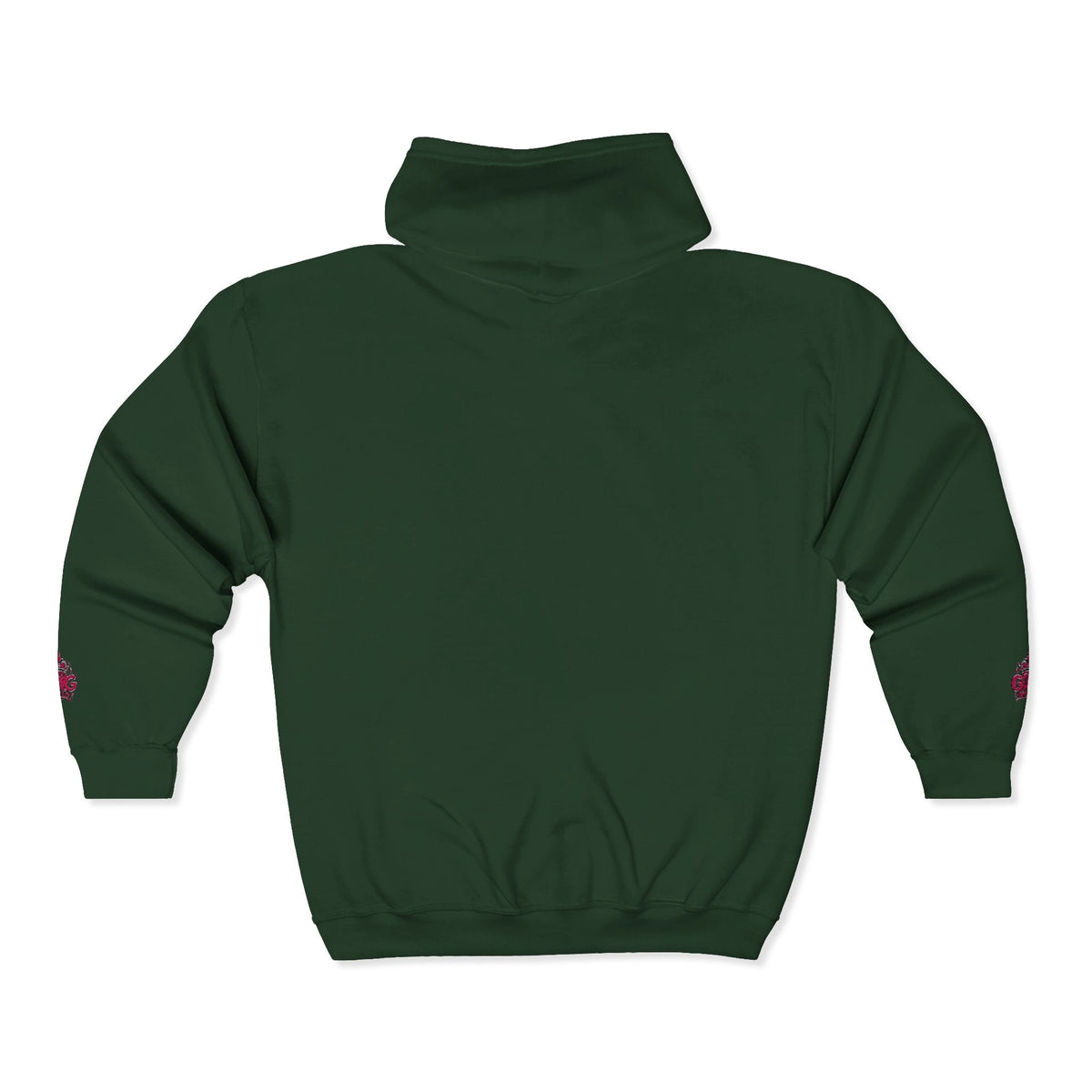 Zip Hoodie with Pink GMG Mandala Chest Design - Getmgirlzworld Shop