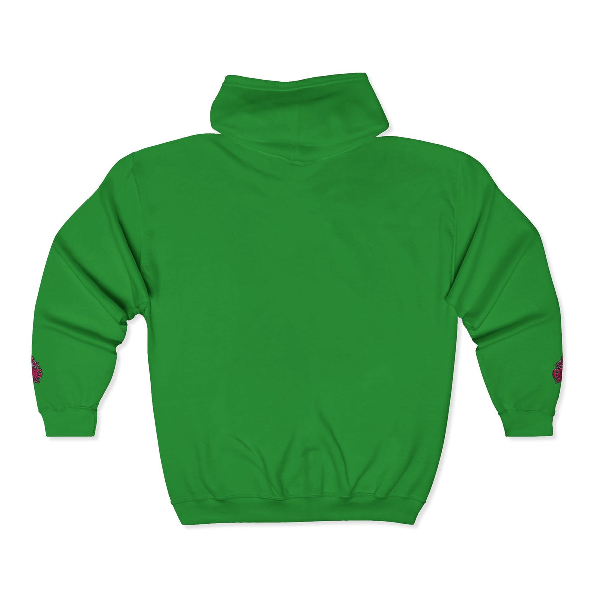 Zip Hoodie with Pink GMG Mandala Chest Design - Getmgirlzworld Shop