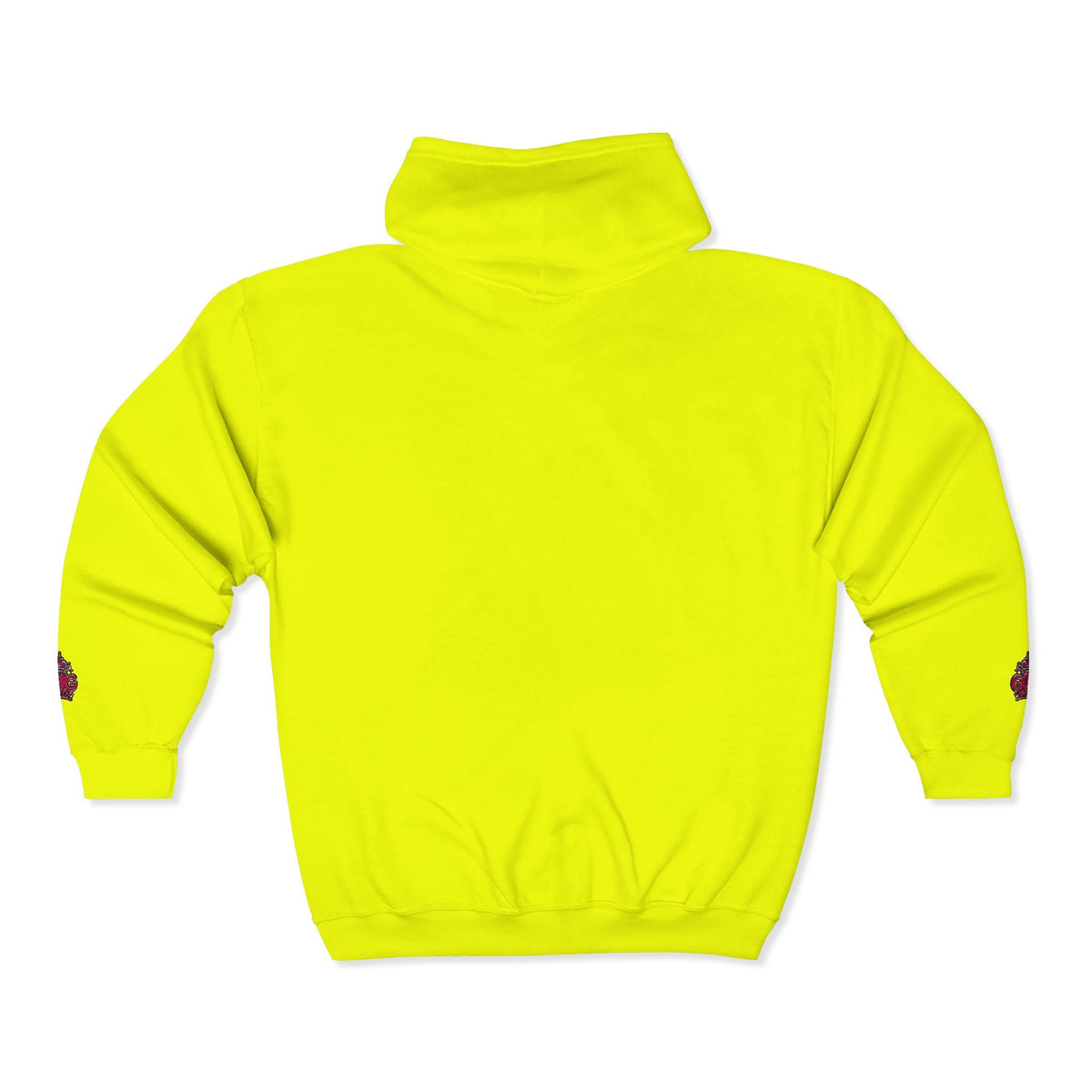 Zip Hoodie with Pink GMG Mandala Chest Design - Getmgirlzworld Shop